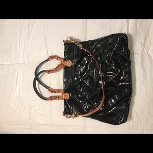 Cavalcanti patent leather bag